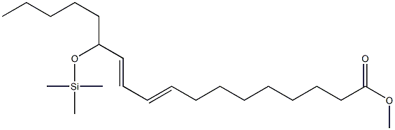 13-(Trimethylsiloxy)-9,11-octadecadienoic acid methyl ester