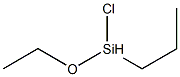 クロロ(エトキシ)プロピルシラン 化学構造式