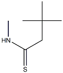 N,3,3-トリメチルブタンチオアミド 化学構造式