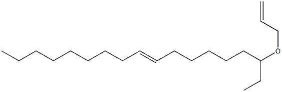 3-アリルオキシ-9-オクタデセン 化学構造式