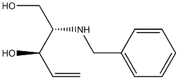 (2S,3R)-2-(Benzylamino)-4-pentene-1,3-diol 结构式