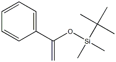 (1-Phenylethenyloxy)tert-butyldimethylsilane Struktur
