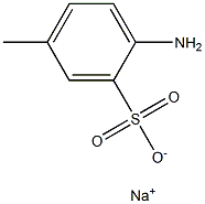 2-Amino-5-methylbenzenesulfonic acid sodium salt,,结构式