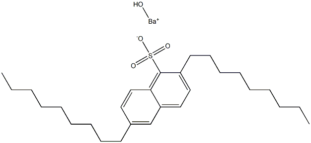 2,6-Dinonyl-1-naphthalenesulfonic acid hydroxybarium salt 结构式