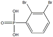 2,3-Dibromophenylphosphonic acid Struktur