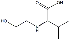 N-(2-Hydroxypropyl)valine Structure