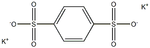 1,4-ベンゼンジスルホン酸二カリウム 化学構造式