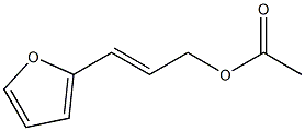 2-(3-Acetoxy-1-propenyl)furan,,结构式