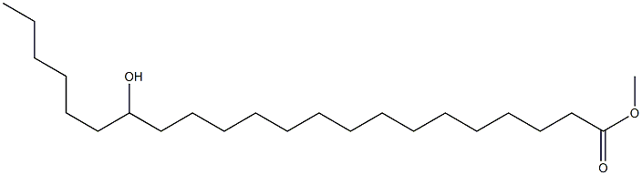 16-ヒドロキシドコサン酸メチル 化学構造式