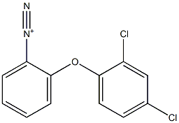 2-(2,4-Dichlorophenoxy)benzenediazonium Structure