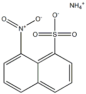 8-Nitro-1-naphthalenesulfonic acid ammonium salt,,结构式