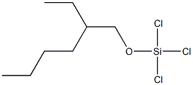 1-(Trichlorosilyloxy)-2-ethylhexane 结构式