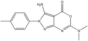  3-Amino-6-(dimethylamino)-2-(4-methylphenyl)pyrazolo[3,4-d][1,3]oxazin-4(2H)-one