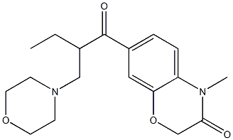 4-Methyl-7-[2-(morpholinomethyl)butyryl]-4H-1,4-benzoxazin-3(2H)-one|