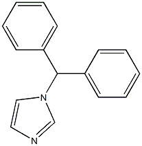 1-[Bis(phenyl)methyl]-1H-imidazole 结构式