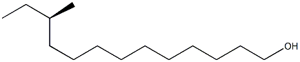 [R,(-)]-11-Methyl-1-tridecanol Structure