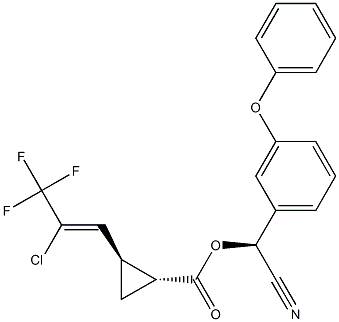 (1R,3R)-3-[(Z)-2-Chloro-3,3,3-trifluoro-1-propenyl]cyclopropanecarboxylic acid [(S)-cyano(3-phenoxyphenyl)methyl] ester