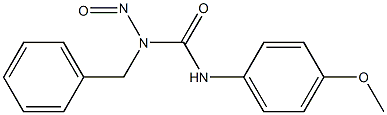 1-Benzyl-1-nitroso-3-(p-methoxyphenyl)urea