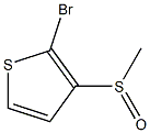2-Bromo-3-(methylsulfinyl)thiophene,,结构式