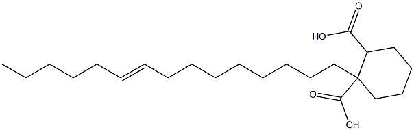 Cyclohexane-1,2-dicarboxylic acid hydrogen 1-(9-pentadecenyl) ester Structure