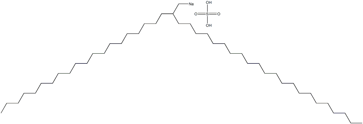  Sulfuric acid 2-icosyltetracosyl=sodium salt