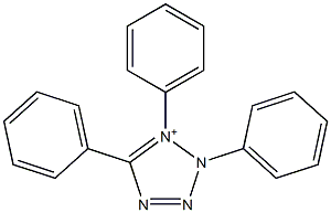 1,2,5-Triphenyl-2H-tetrazol-1-ium,,结构式