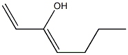 1,3-Heptadien-3-ol 结构式