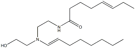 N-[2-[N-(2-Hydroxyethyl)-N-(1-octenyl)amino]ethyl]-5-octenamide