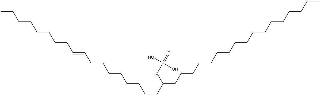 Phosphoric acid hydrogen 9-octadecenyloctadecyl ester Struktur