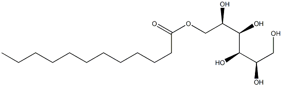 D-マンニトール1-ドデカノアート 化学構造式