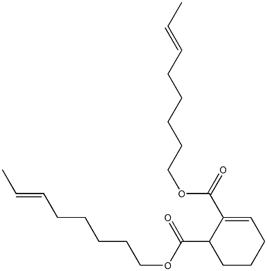 2-Cyclohexene-1,2-dicarboxylic acid bis(6-octenyl) ester Structure