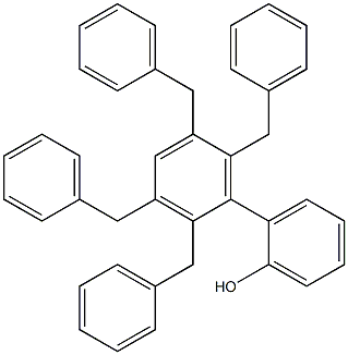 2-(2,3,5,6-Tetrabenzylphenyl)phenol Structure