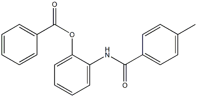 Benzoic acid 2-(4-methylbenzoylamino)phenyl ester