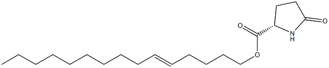 (S)-5-Oxopyrrolidine-2-carboxylic acid 5-pentadecenyl ester 结构式
