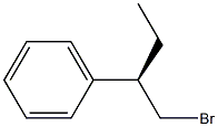 (+)-[(R)-1-(Bromomethyl)propyl]benzene 结构式