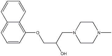 1-(1-Naphtyloxy)-3-(4-methylpiperazin-1-yl)propan-2-ol