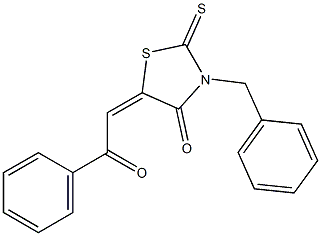 Dihydro-3-benzyl-2-thioxo-5-[(benzoyl)methylene]thiazol-4(5H)-one
