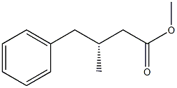 [R,(+)]-3-Benzylbutyric acid methyl ester Struktur