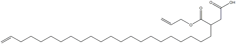 3-(21-ドコセニル)こはく酸1-水素4-アリル 化学構造式