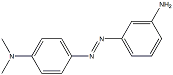 3'-Amino-4-(dimethylamino)azobenzene 结构式