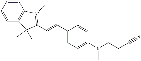 2-[2-[4-[(2-Cyanoethyl)(methyl)amino]phenyl]ethenyl]-1,3,3-trimethyl-3H-indolium