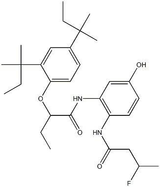 4-(3-Fluorobutyrylamino)-5-[2-(2,4-di-tert-amylphenoxy)butyrylamino]phenol|