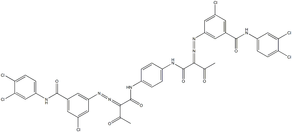  3,3'-[1,4-Phenylenebis[iminocarbonyl(acetylmethylene)azo]]bis[N-(3,4-dichlorophenyl)-5-chlorobenzamide]