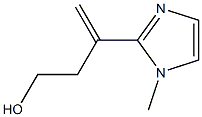 1-Methyl-2-(1-methylene-3-hydroxypropyl)-1H-imidazole Struktur