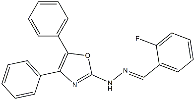 2-Fluorobenzaldehyde (4,5-diphenyloxazol-2-yl)hydrazone|