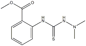  2-[[2,2-Dimethylhydrazino(thiocarbonyl)]amino]benzoic acid methyl ester