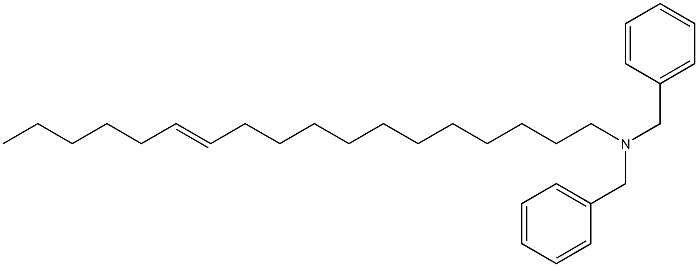 (12-Octadecenyl)dibenzylamine 结构式