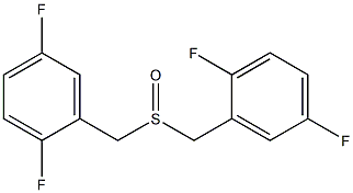 2,5-Difluorophenyl(methyl) sulfoxide Struktur