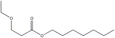 3-Ethoxypropionic acid heptyl ester Structure