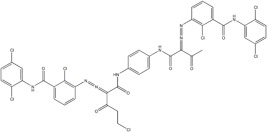 3,3'-[2-(Chloromethyl)-1,4-phenylenebis[iminocarbonyl(acetylmethylene)azo]]bis[N-(2,5-dichlorophenyl)-2-chlorobenzamide]|